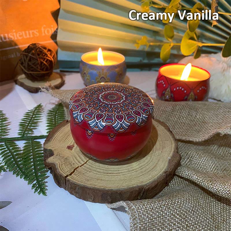 Olivenorma Candela profumata in cera di soia naturale Aromaterapia con cristalli curativi