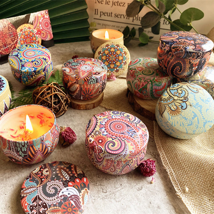 Olivenorma Candela profumata in cera di soia naturale Aromaterapia con cristalli curativi