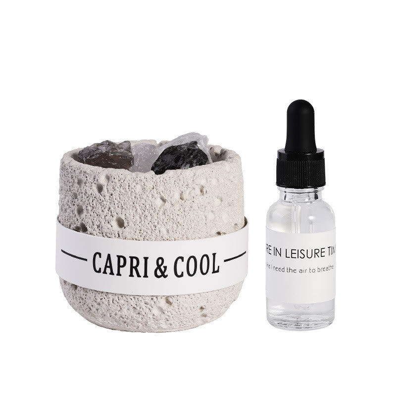 Olivenorma Essential Oil Crystal Diffuser Gift Set Cristallo Aromaterapia