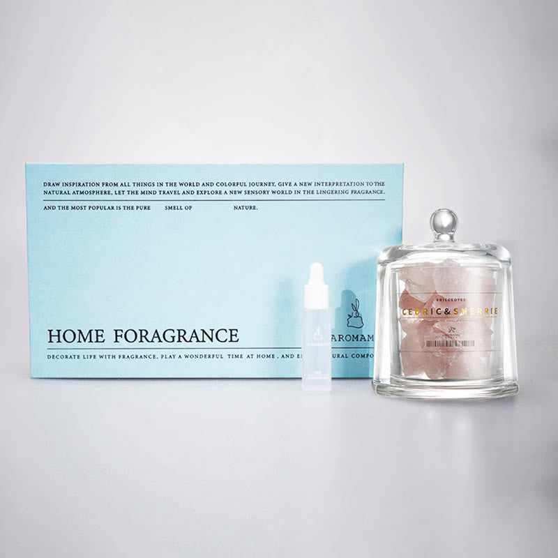 Diffusore in pietra naturale Olivenorma con cristalli di oli essenziali per aromaterapia