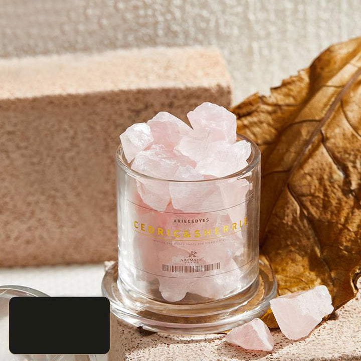 Diffusore in pietra naturale Olivenorma con cristalli di oli essenziali per aromaterapia