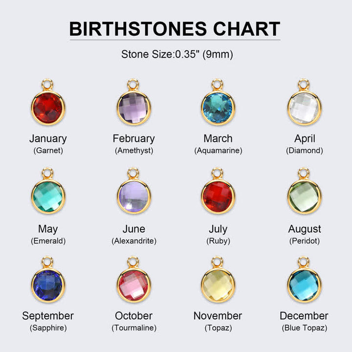 Olivenorma Collana con ciondolo con pietra portafortuna personalizzata con nome da donna