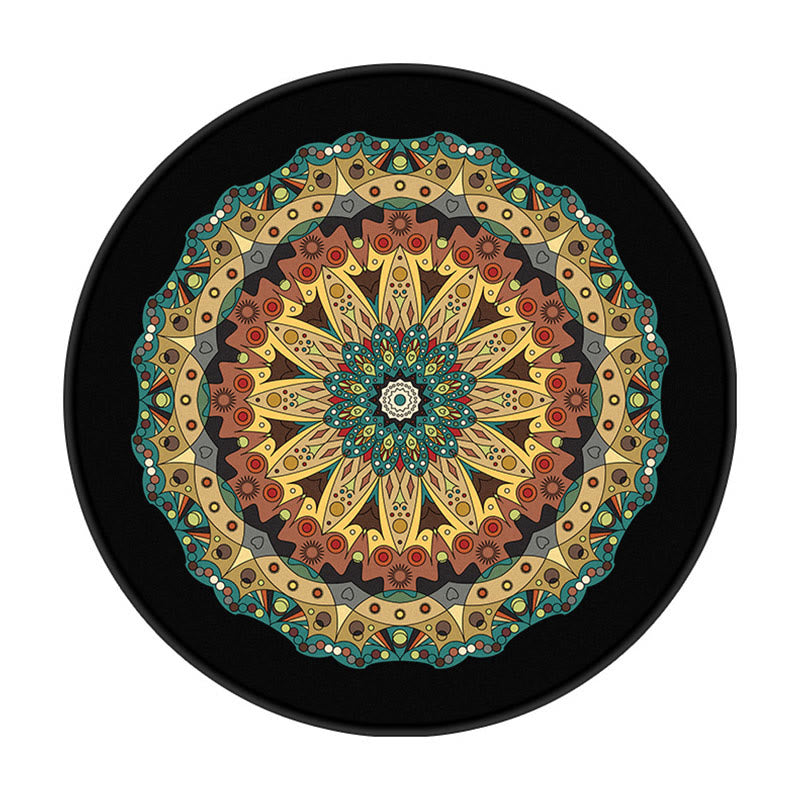 Tappeto Olivenorma Boho Round Area Tappeto Mandala