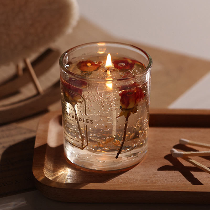 Candela profumata in vetro Olivenorma per San Valentino