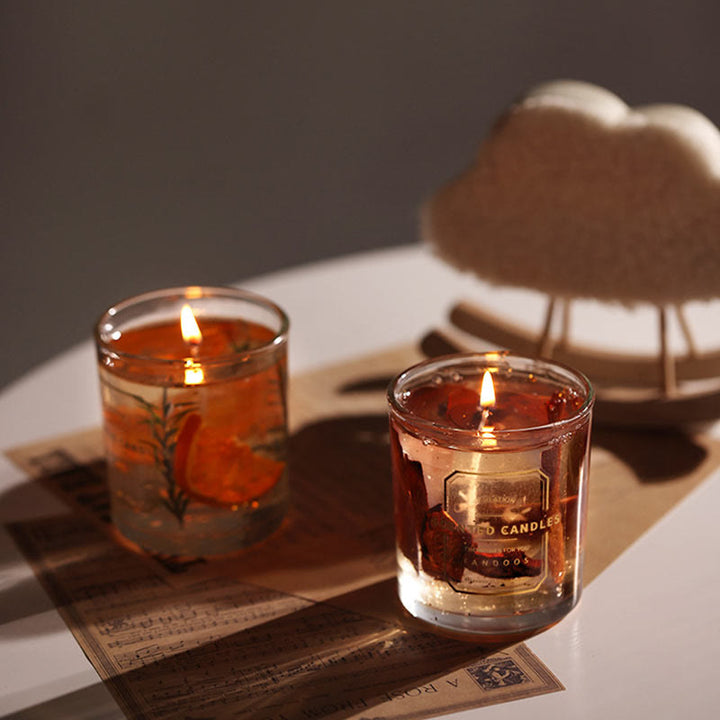 Candela profumata in vetro Olivenorma per San Valentino