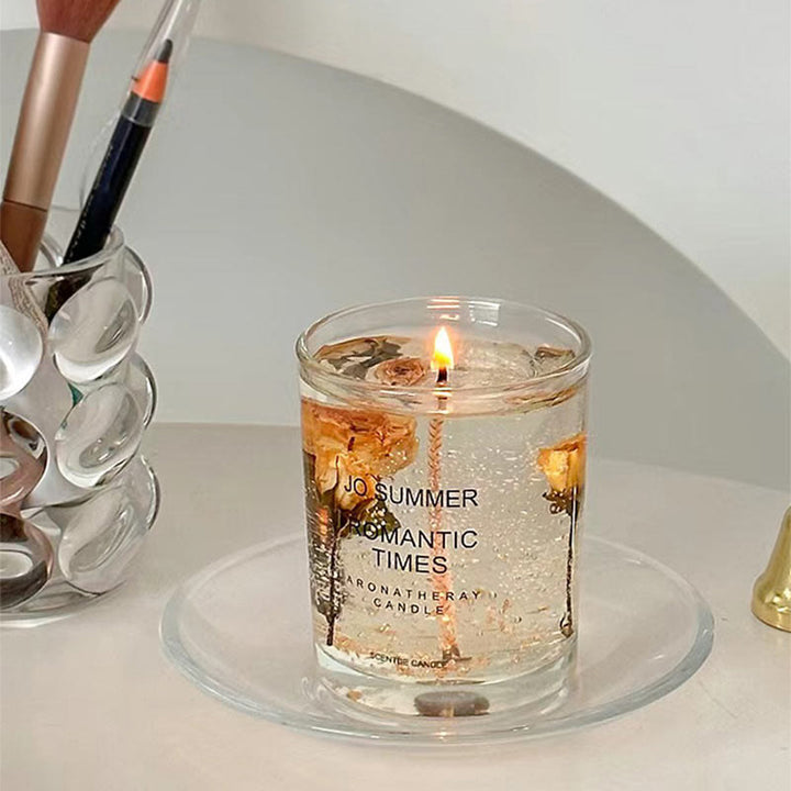 Candela profumata in vetro Olivenorma per San Valentino