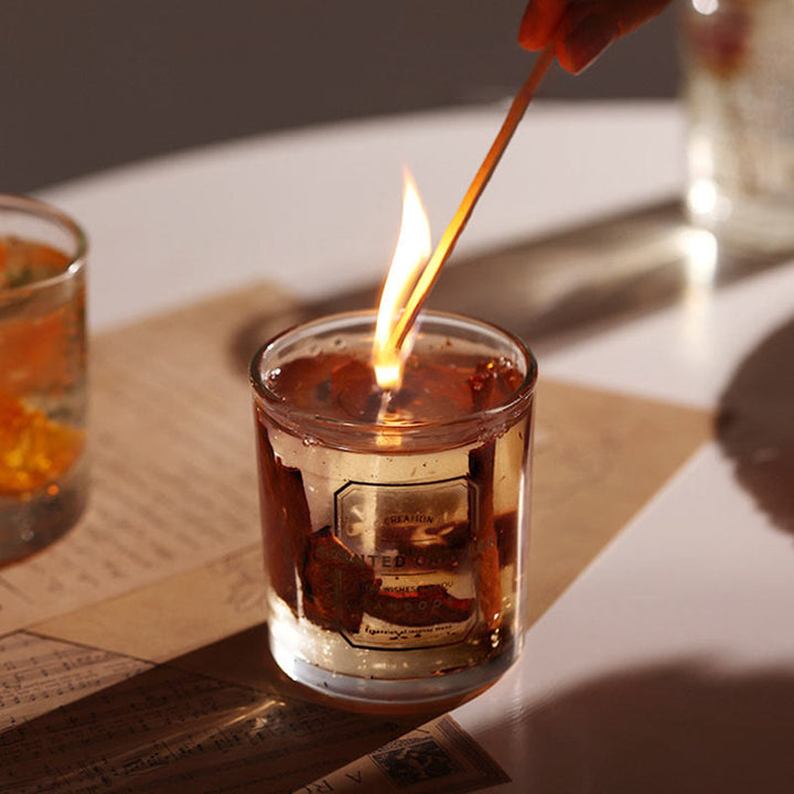 Candela profumata in vetro Olivenorma per San Valentino