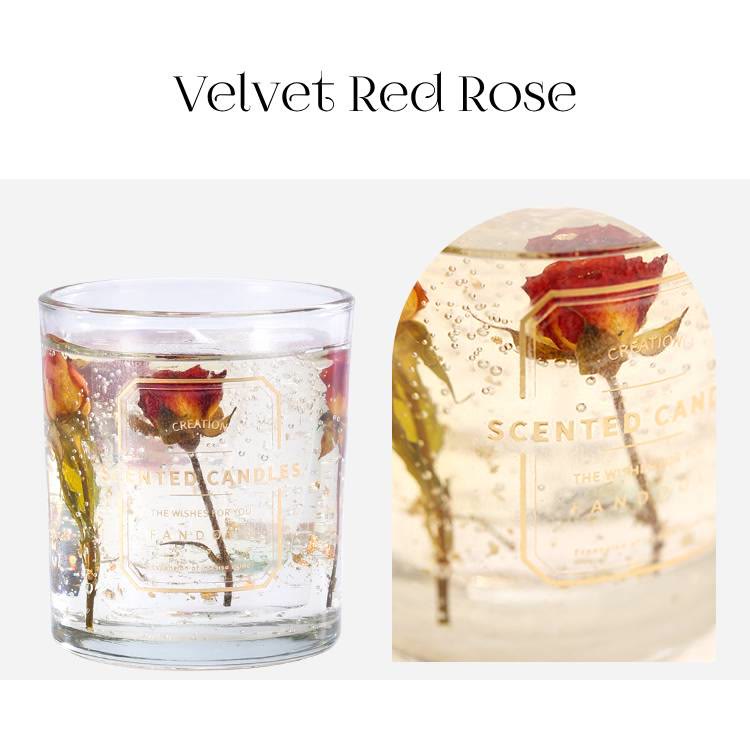 Candela profumata in vetro Olivenorma per San Valentino