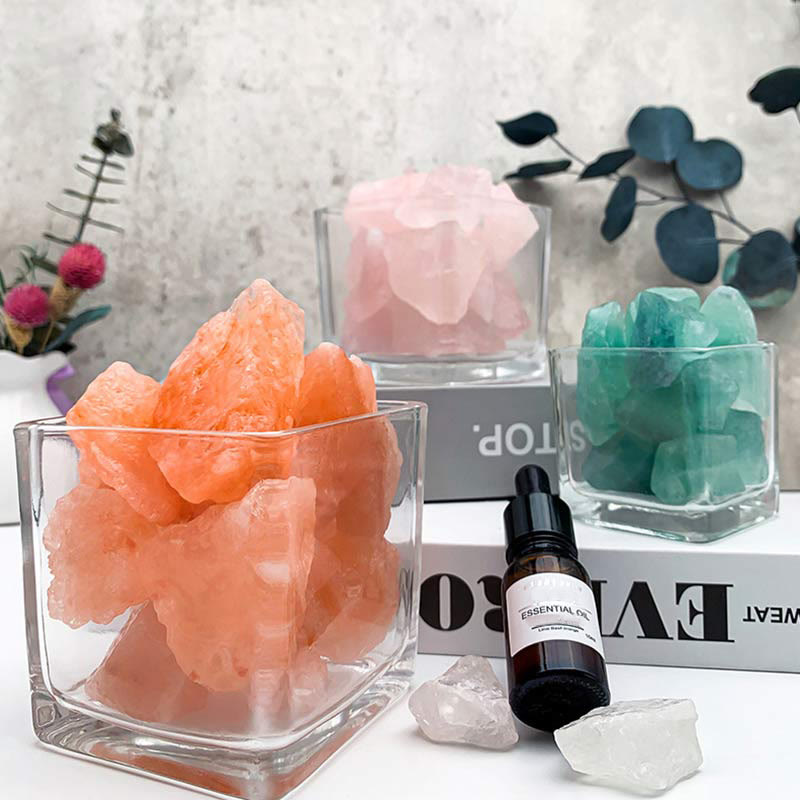 Olivenorma Healing Crystal Stones Diffusore di cristalli per aromaterapia