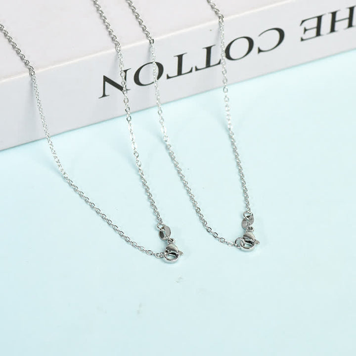 Collana con ciondolo a forma di pisello in conchiglia di labradorite Olivenorma, set di gioielli con fiocco di neve