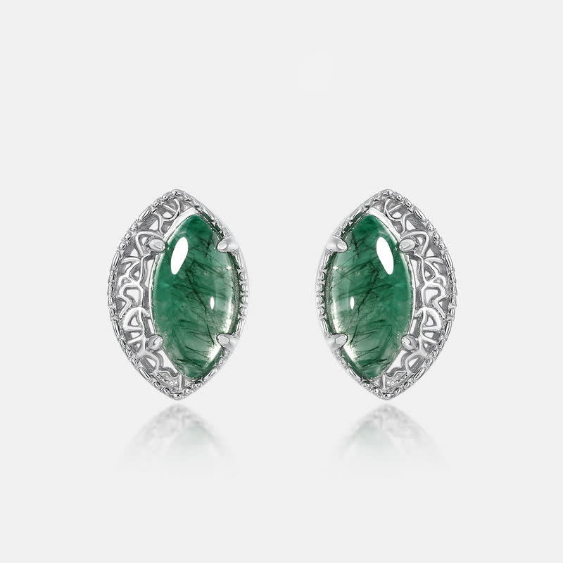 Olivenorma orecchini collana anello set di gioielli in agata muschiata argento