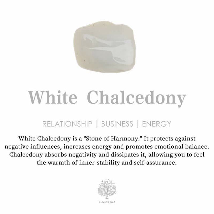 Collana con ciondolo a forma di mezzaluna in corno di bue con perline di cristallo naturale Olivenorma