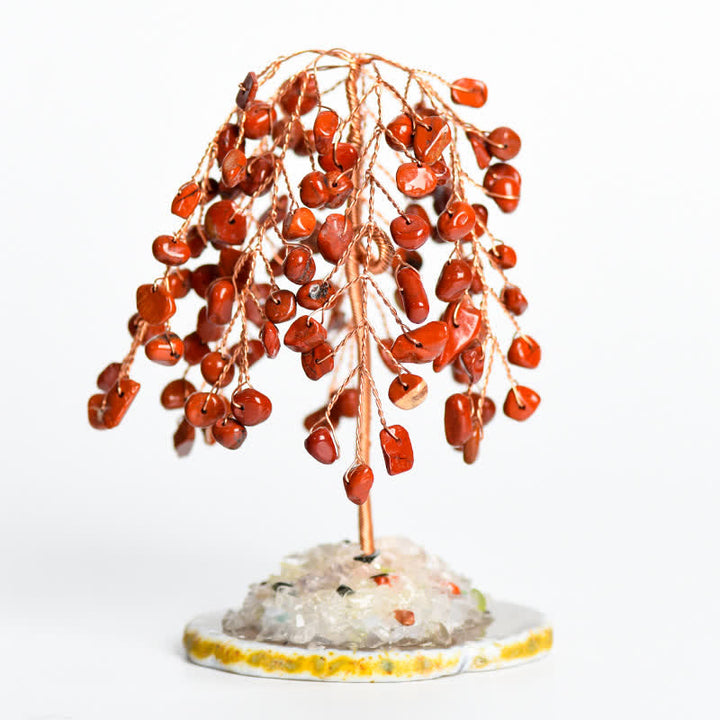 Olivenorma Base in cristallo naturale Salice Feng Shui Tree