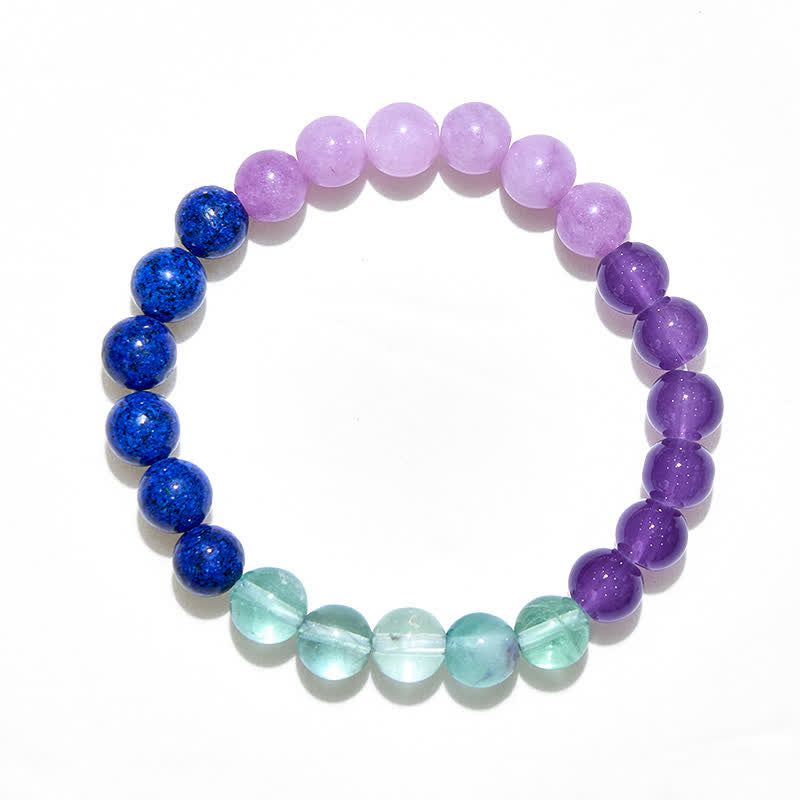 Bracciale da donna con perline di cristallo naturale Olivenorma 