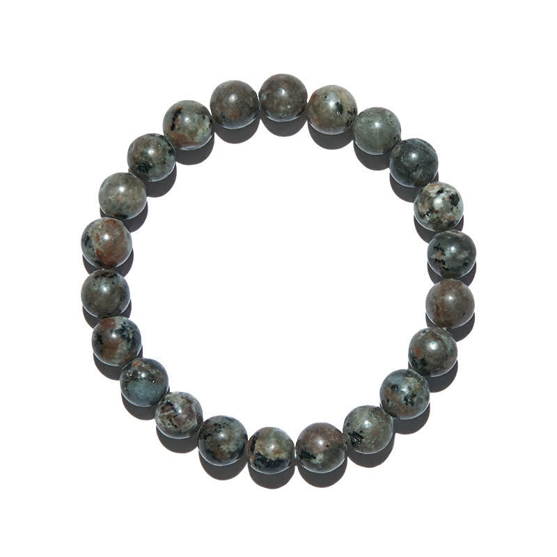 Bracciale Olivenorma in perline Yooperlite naturali da 6-12 mm 