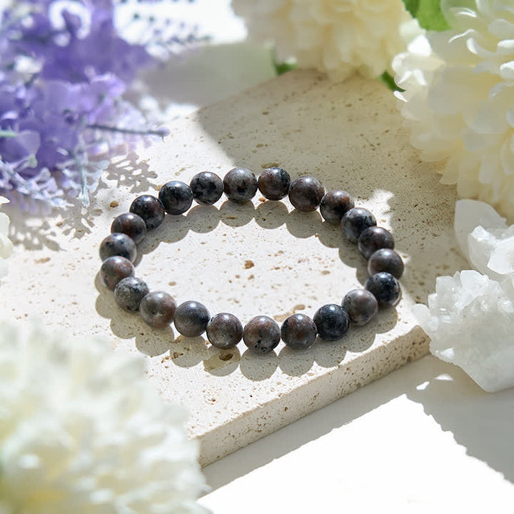 Bracciale Olivenorma in perline Yooperlite naturali da 6-12 mm 