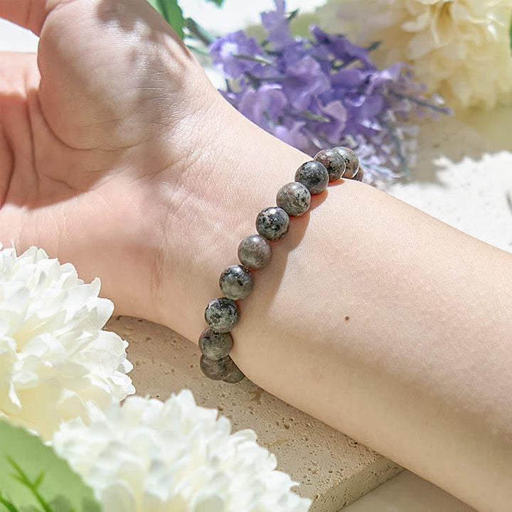 Bracciale Olivenorma in perline Yooperlite naturali da 6-12 mm 