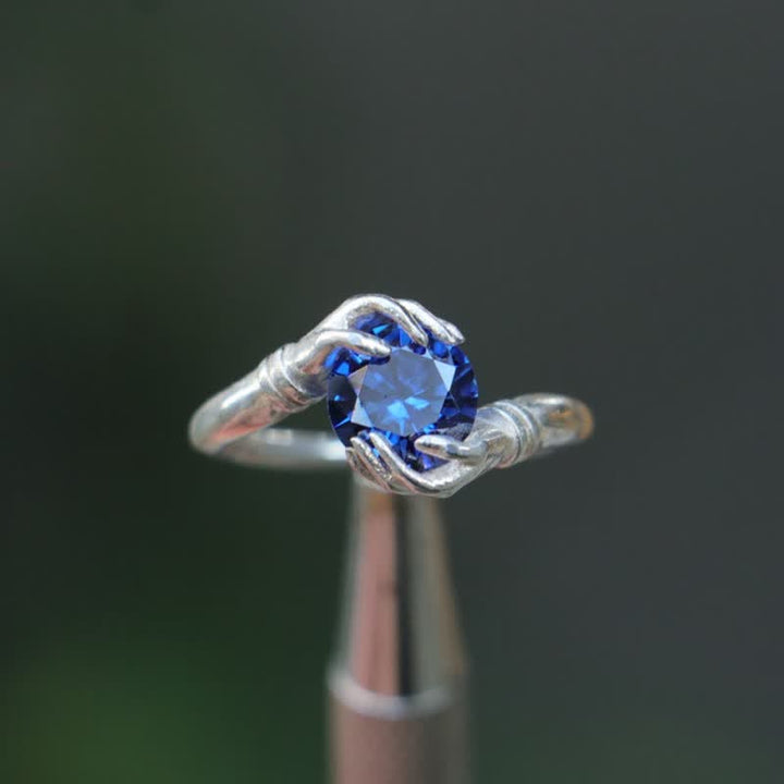 Olivenorma "Il segreto del cosmo" - Anello con pietra preziosa di cristallo