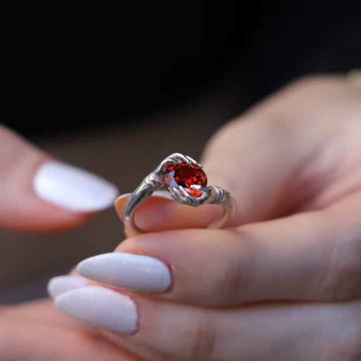 Olivenorma "Il segreto del cosmo" - Anello con pietra preziosa di cristallo
