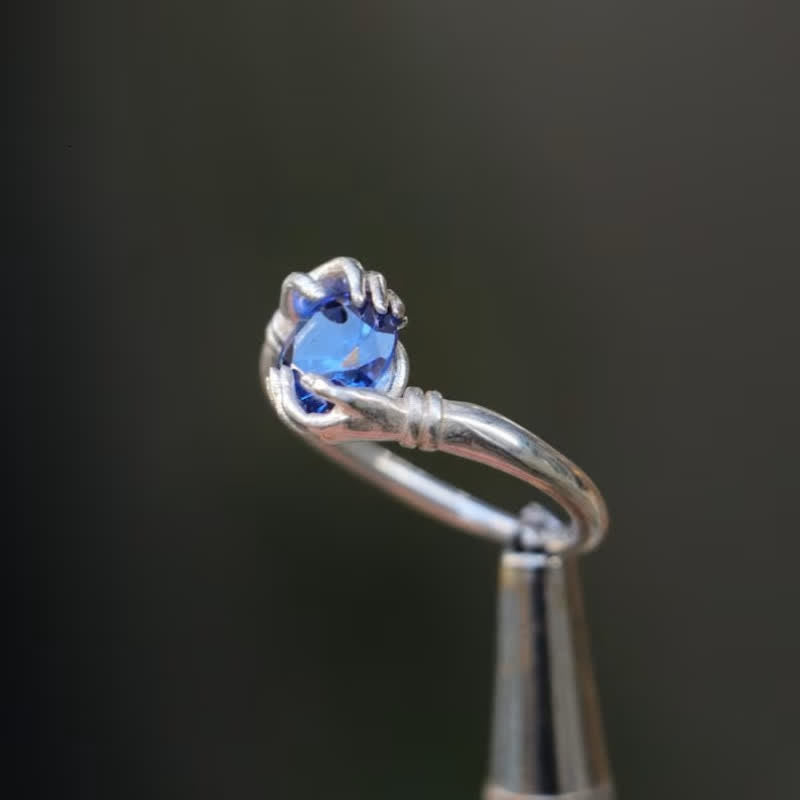 Olivenorma "Il segreto del cosmo" - Anello con pietra preziosa di cristallo