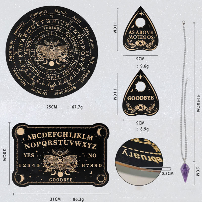 Tavola parlante Olivenorma, pendolo, arco, divinazione