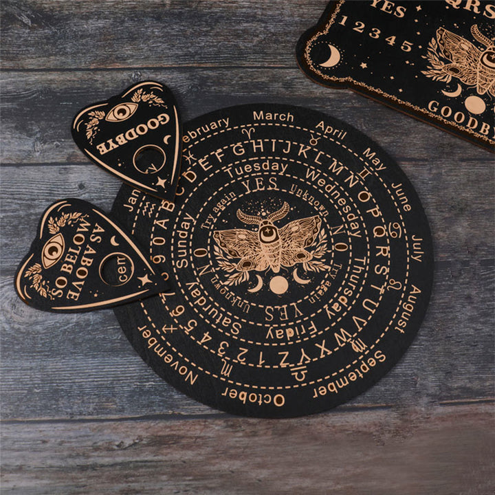 Tavola parlante Olivenorma, pendolo, arco, divinazione