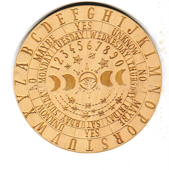 Olivenorma Witchcraft Pendolo di legno per rabdomanzia Tavola energetica