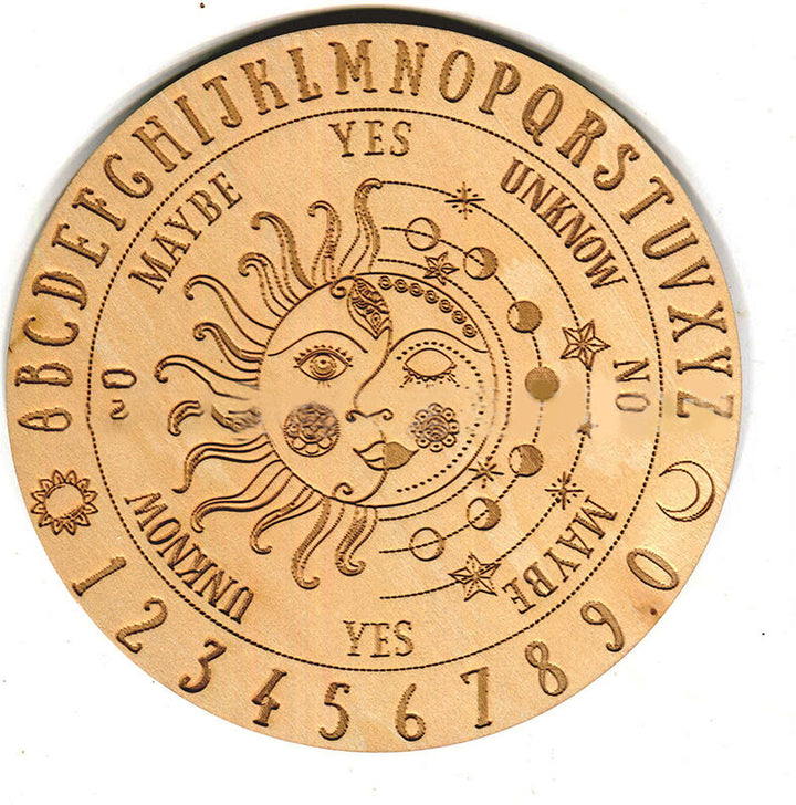 Olivenorma Witchcraft Pendolo di legno per rabdomanzia Tavola energetica