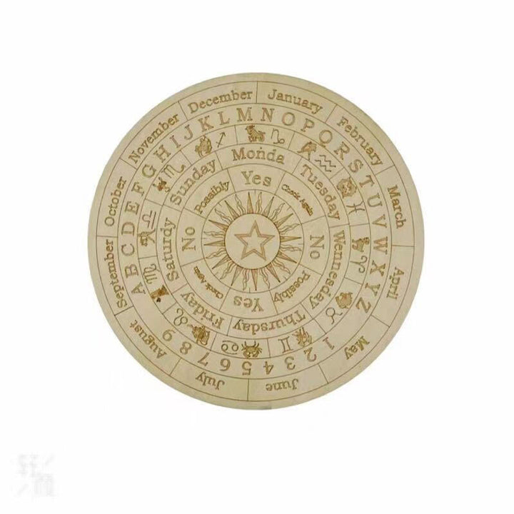 Olivenorma Witchcraft Pendolo di legno per rabdomanzia Tavola energetica