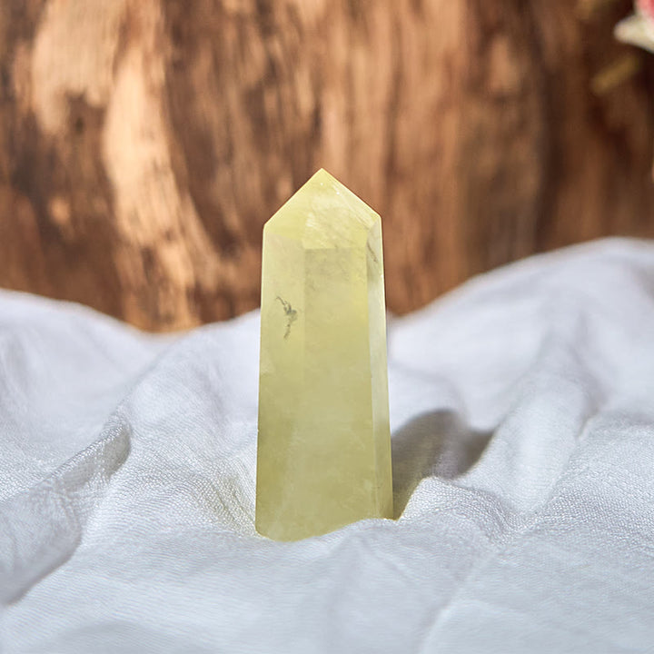 Bacchette di cristallo curativo naturale Olivenorma Citrine Obelisk Tower