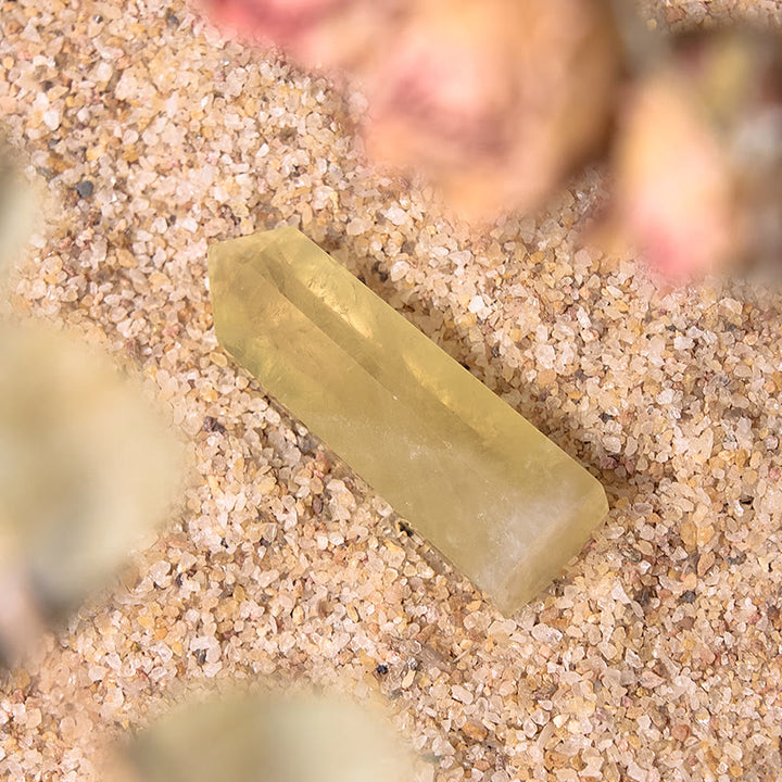 Bacchette di cristallo curativo naturale Olivenorma Citrine Obelisk Tower