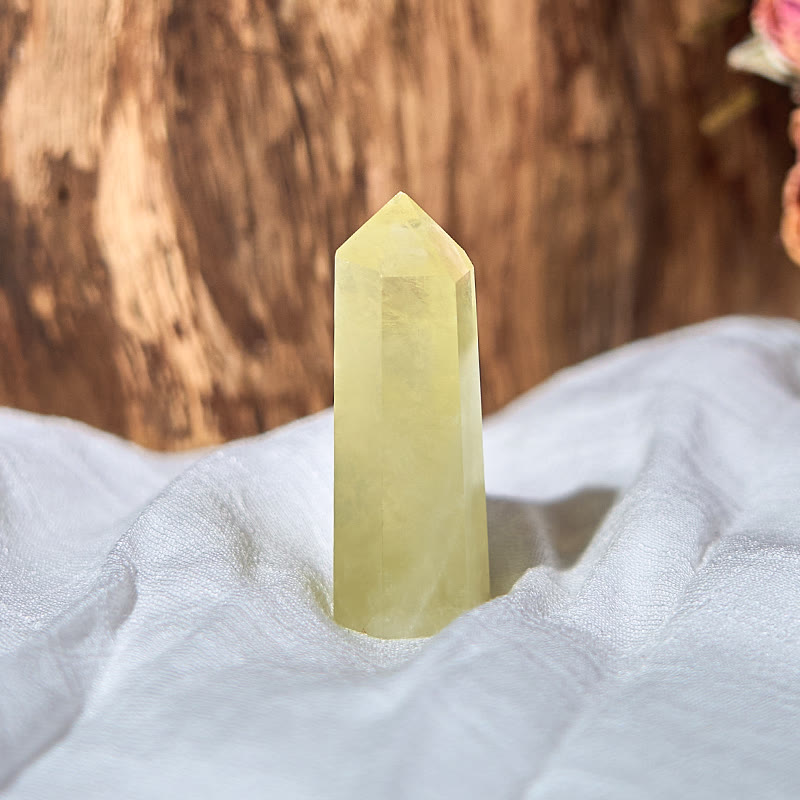 Bacchette di cristallo curativo naturale Olivenorma Citrine Obelisk Tower