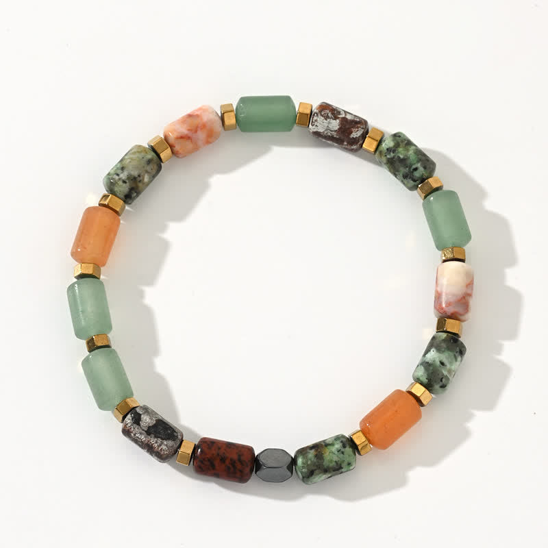 Bracciale Olivenorma Natural Five Types Crystal Beads