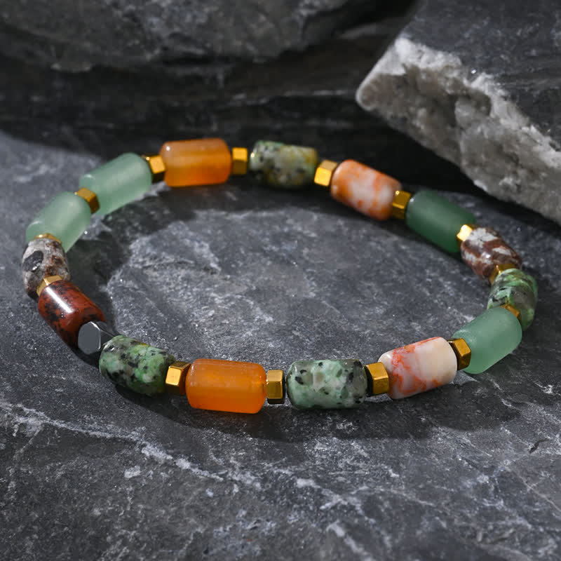 Bracciale Olivenorma Natural Five Types Crystal Beads