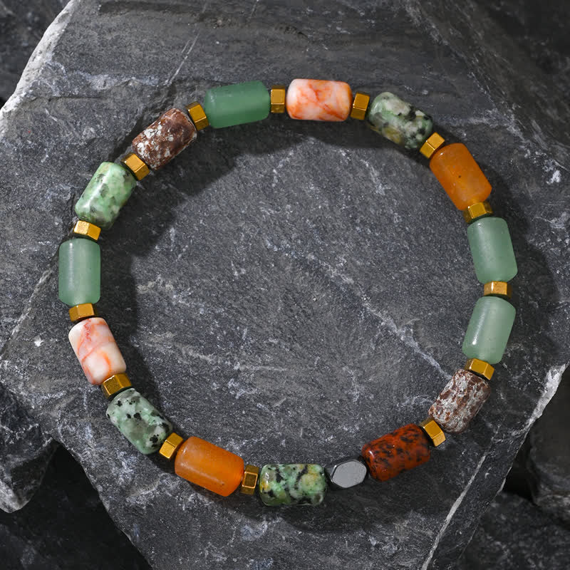 Bracciale Olivenorma Natural Five Types Crystal Beads