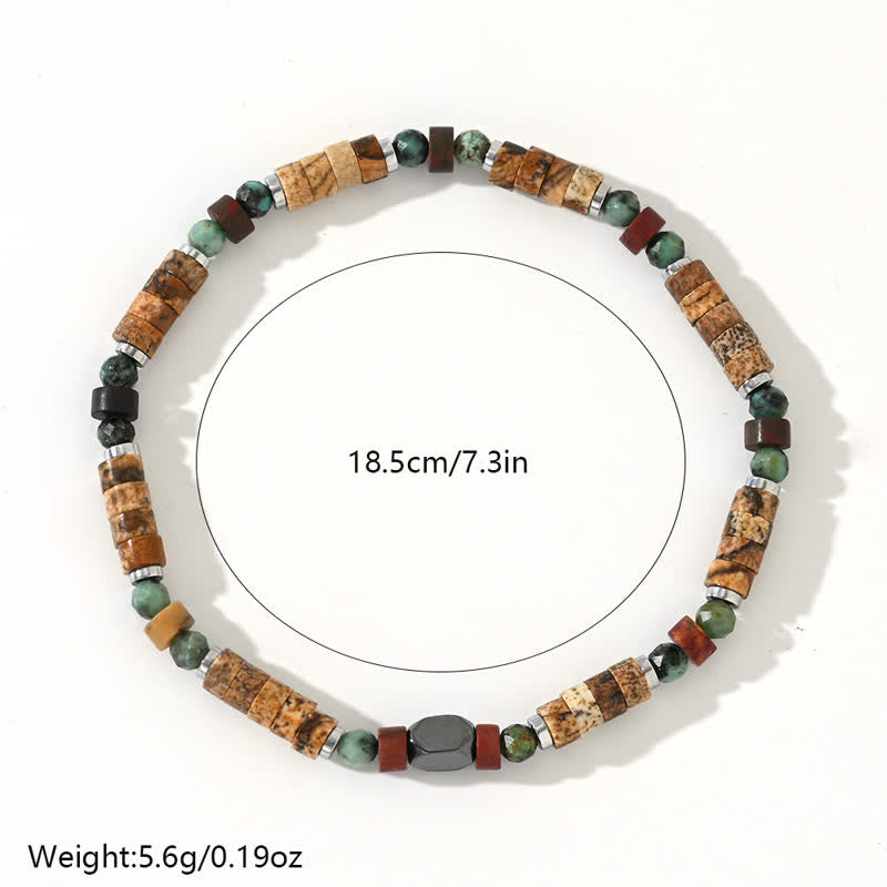 Bracciale Olivenorma con perline di diaspro turchese africano