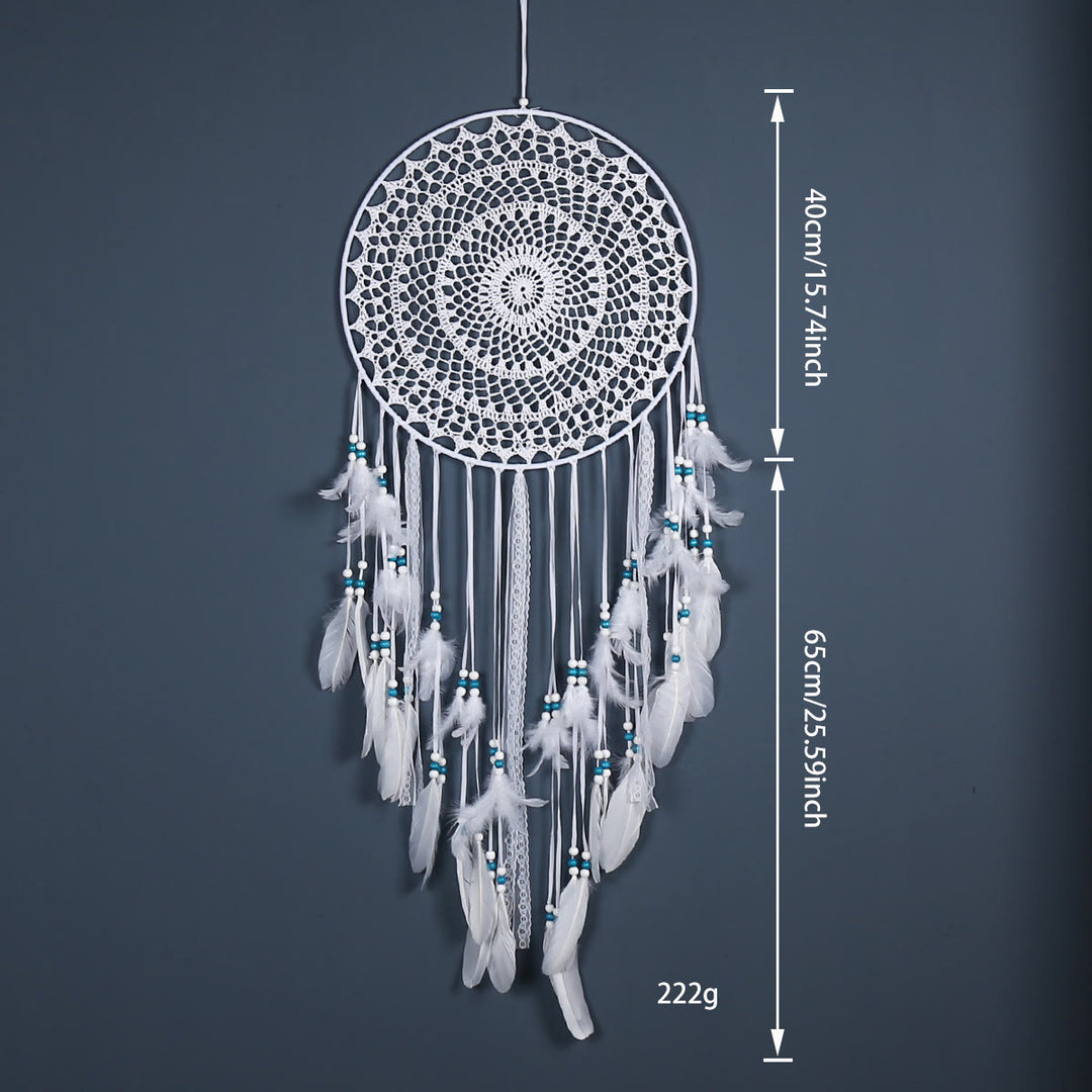 Olivenorma Acchiappasogni fatto a mano in stile bohémien con motivi multipli - Stile 17 - image 17