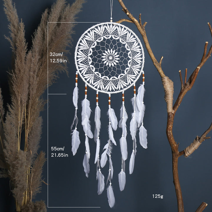 Olivenorma Acchiappasogni fatto a mano in stile bohémien con motivi multipli - Stile 02 - image 2