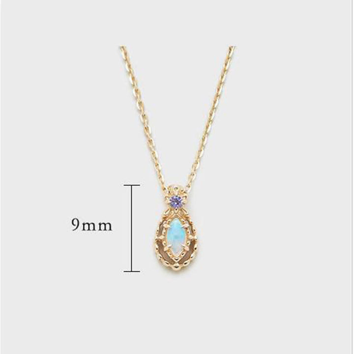 Olivenorma Opal Collana Anello Orecchini Set Set di gioielli con pietre preziose