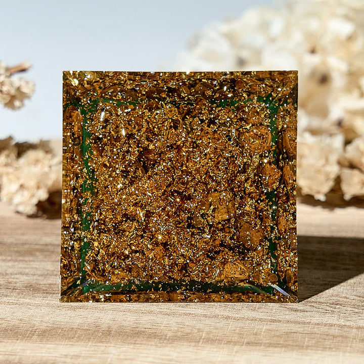 Olivenorma Simbolo Malocchio Pietra preziosa Protezione Piramide Orgone