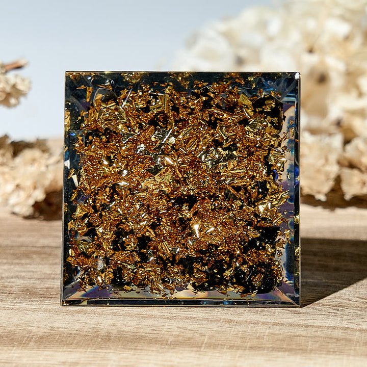 Simbolo del malocchio Olivenorma Piramide di Orgone di guarigione in pietra naturale