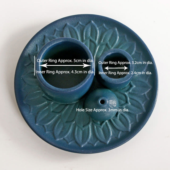 Porta incenso vassoio porta adesivo Olivenorma Palo Santo