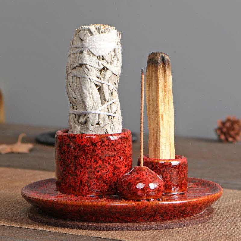 Porta incenso vassoio porta adesivo Olivenorma Palo Santo