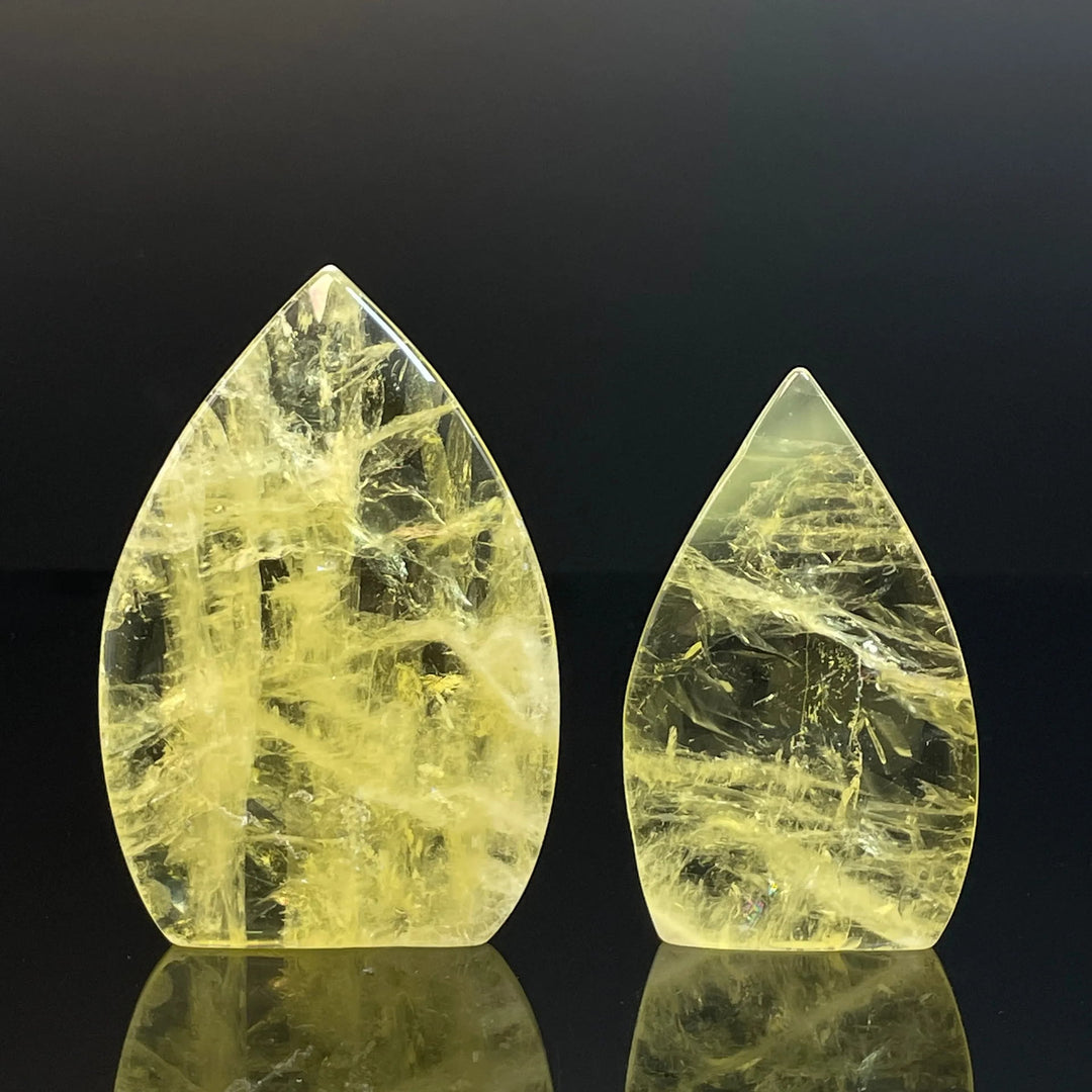 Olivenorma Lucidatura Citrino Goccia D'acqua Ornamento Decorazione Pietra Preziosa