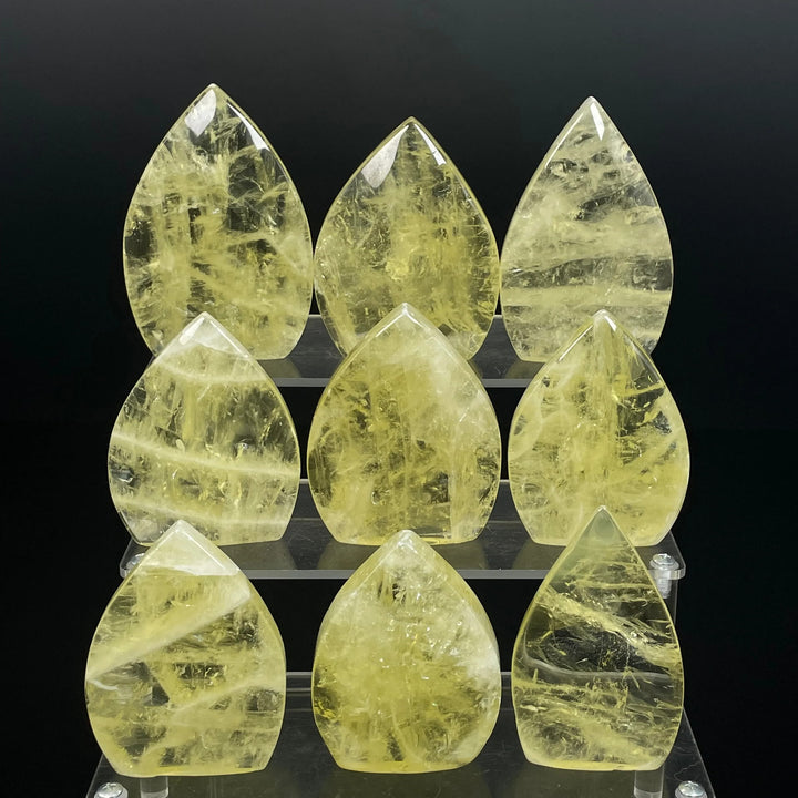 Olivenorma Lucidatura Citrino Goccia D'acqua Ornamento Decorazione Pietra Preziosa