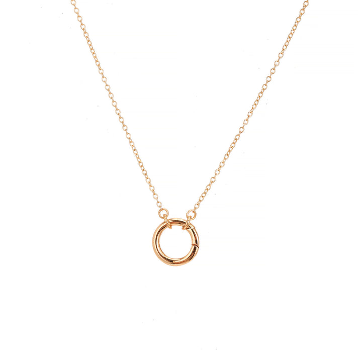 Collana con ciondolo in pietra portafortuna Olivenorma con gemma di cristallo naturale