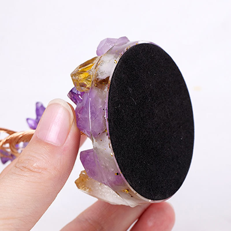 Olivenorma Fortuna Successo Albero della vita Pietra preziosa Albero Feng Shui