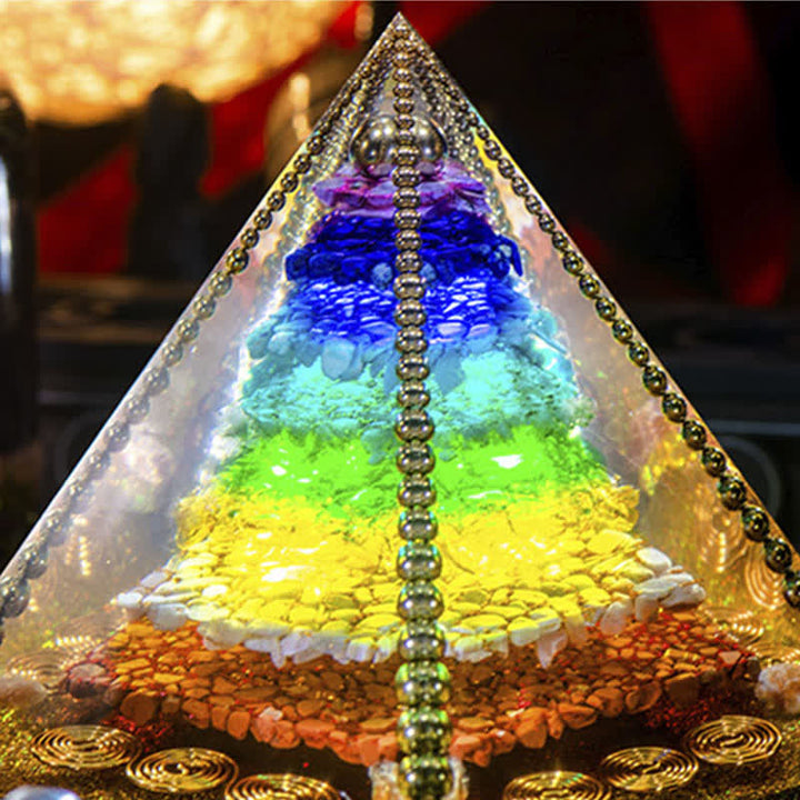 Olivenorma Chakra Energia Rame Bobina Orgone Piramide