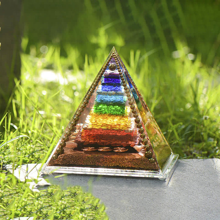 Olivenorma Chakra Energia Rame Bobina Orgone Piramide