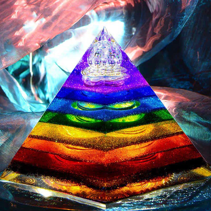 Olivenorma 7 Chakra Torre Energetica Orgone Piramide